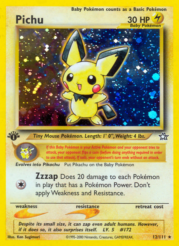 Pichu - Neo Genesis - #12 (1st Edition)