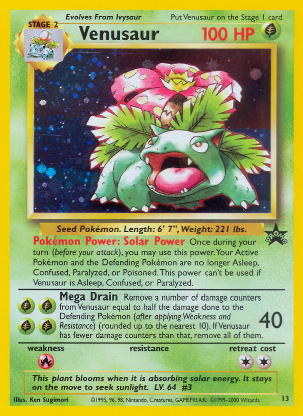 Venusaur - Black Star Promo - #13