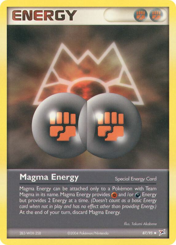 Magma Energy - EX Team Magma vs Team Aqua - #87