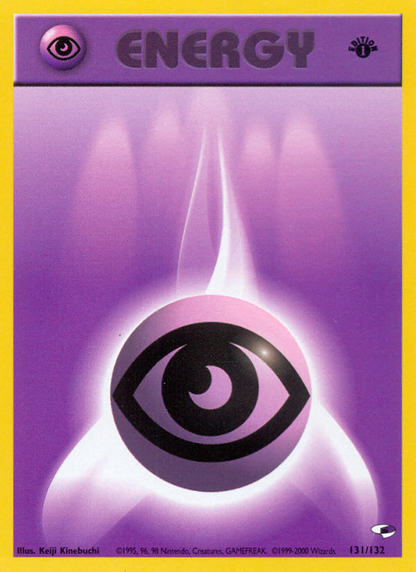 Psychic Energy - Gym Heroes - #131 (1st Edition)