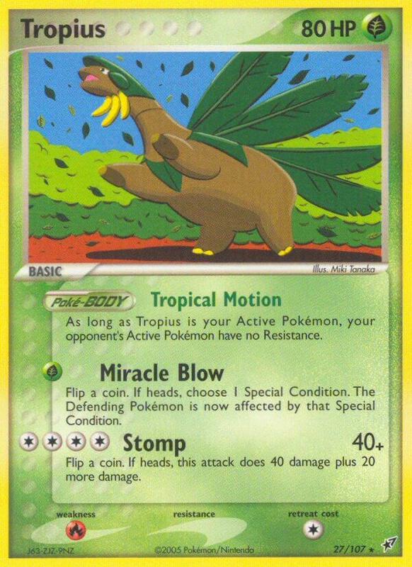 Tropius - EX Deoxys - #27