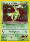 Rocket's Scyther - Gym Heroes - #13 (1st Edition)