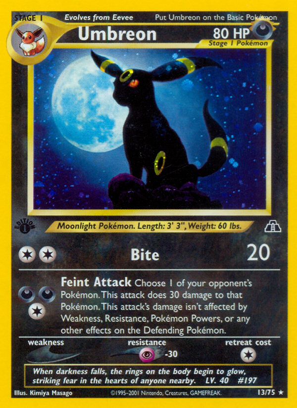 Umbreon - Neo Discovery - #13 (1st Edition)