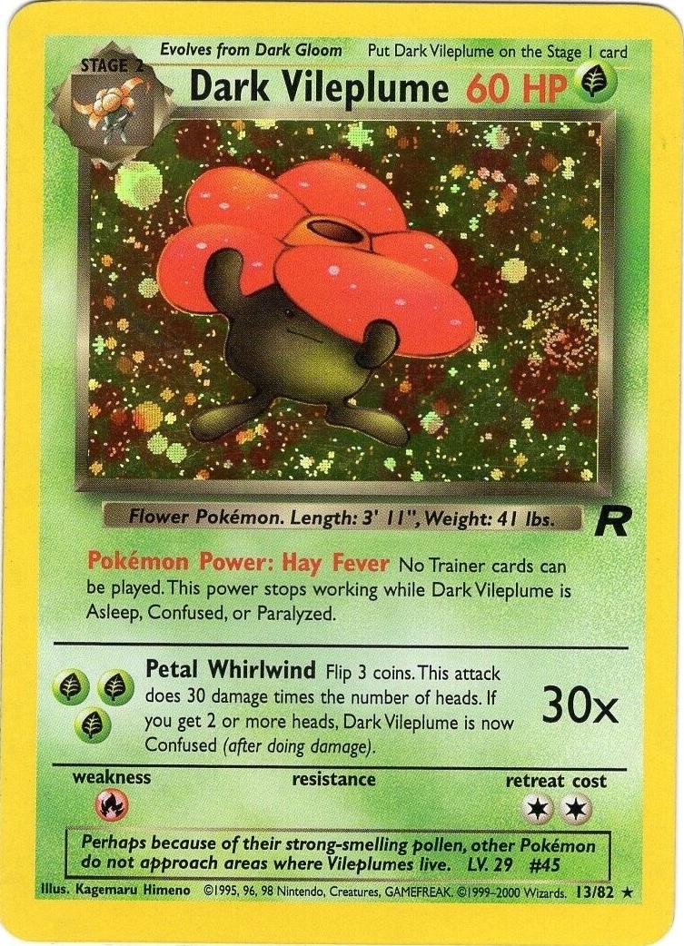 Dark Vileplume - Team Rocket - #13