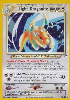 Light Dragonite - Neo Destiny - #14