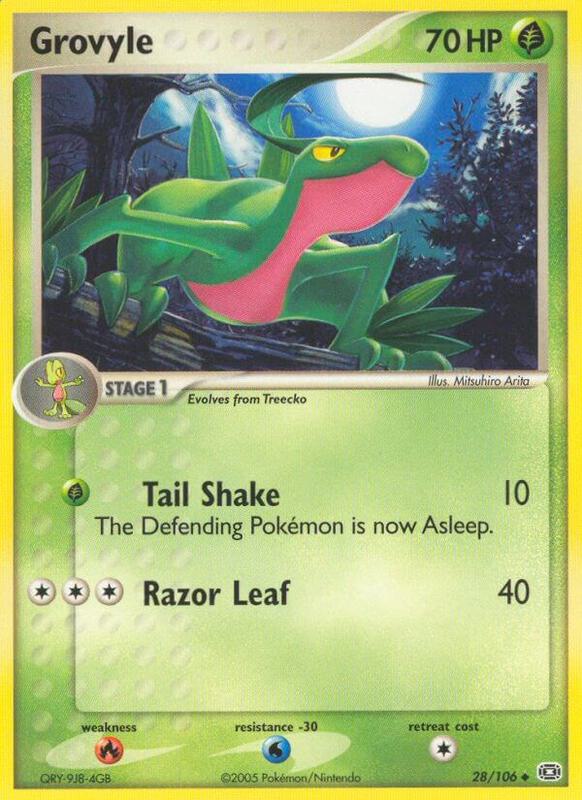 Grovyle - EX Emerald - #28
