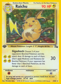 Raichu - Fossil - #14 (1st Edition)