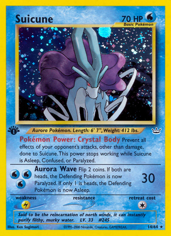 Suicune - Neo Revelation - #14 (1st Edition)