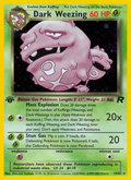 Dark Weezing - Team Rocket - #14 (1st Edition)