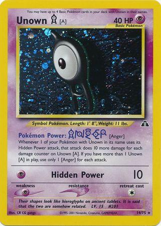 Unown A - Neo Discovery - #14