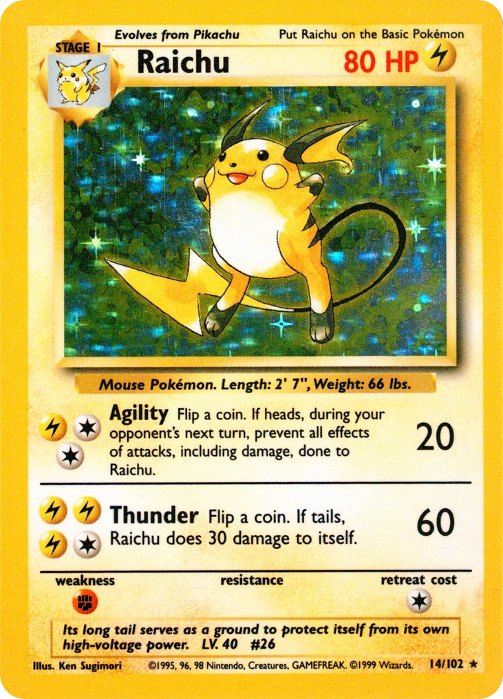 Raichu - Base Set - #14