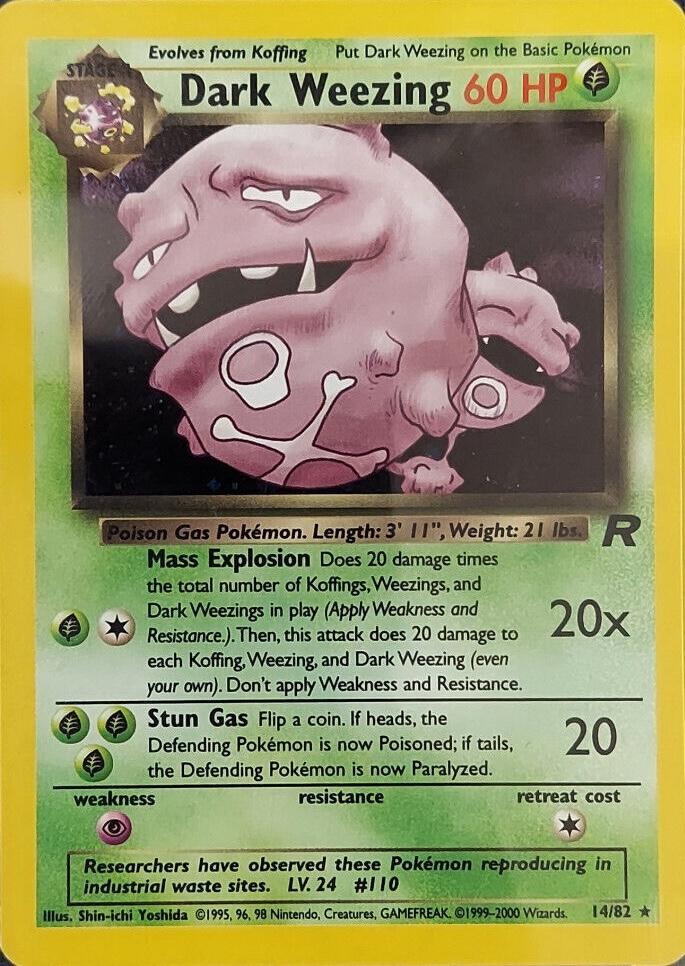 Dark Weezing - Team Rocket - #14