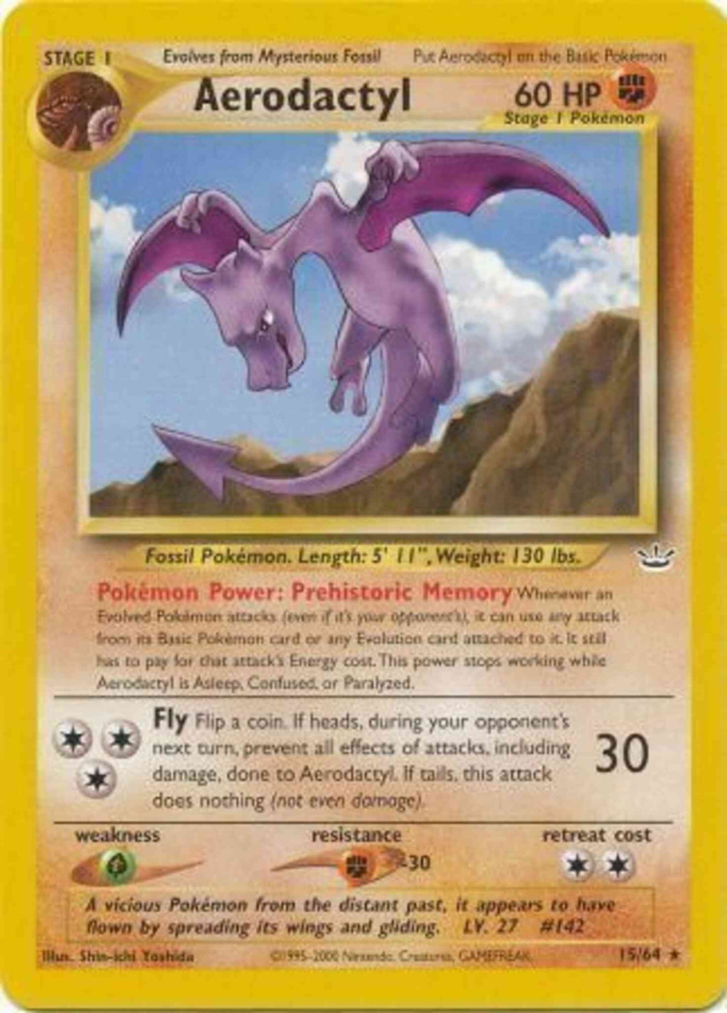 Aerodactyl - Neo Revelation - #15