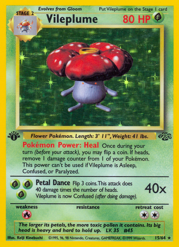 Vileplume - Jungle - #15 (1st Edition)
