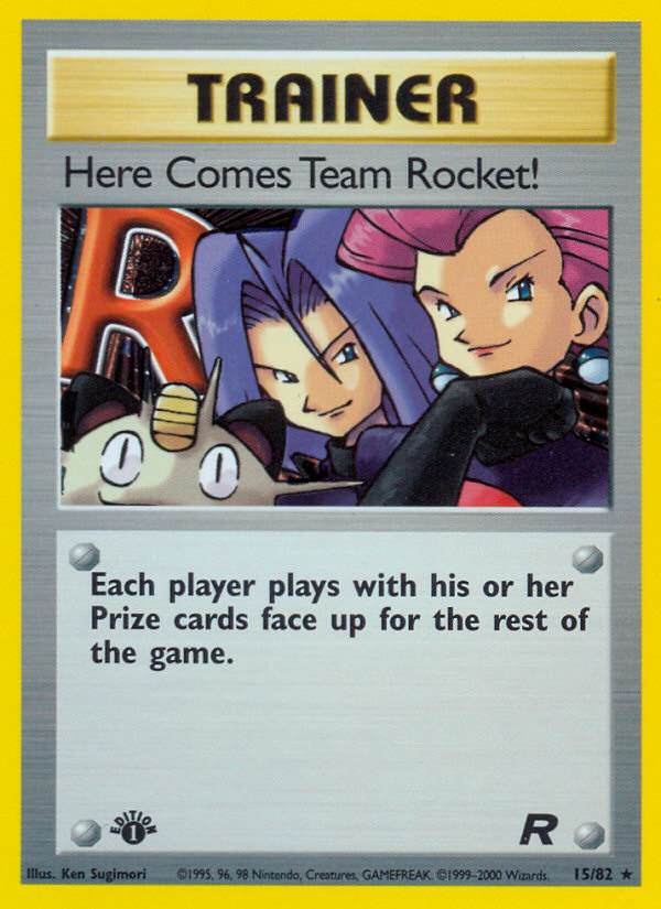 Here Comes Team Rocket! - Team Rocket - #15 (1st Edition)