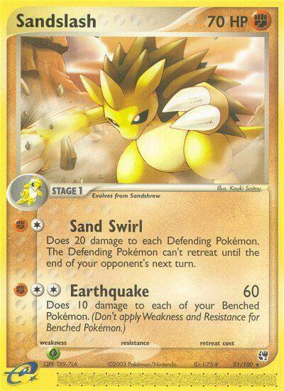 Sandslash - EX Sandstorm - #21