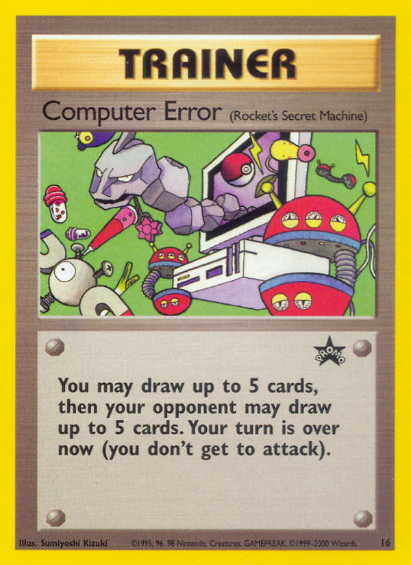 Computer Error - Black Star Promo - #16