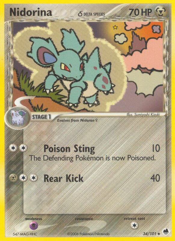 Nidorina (Delta Species) - EX Dragon Frontiers - #34