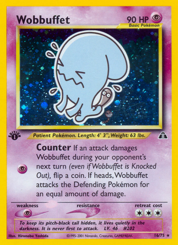 Wobbuffet - Neo Discovery - #16 (1st Edition)