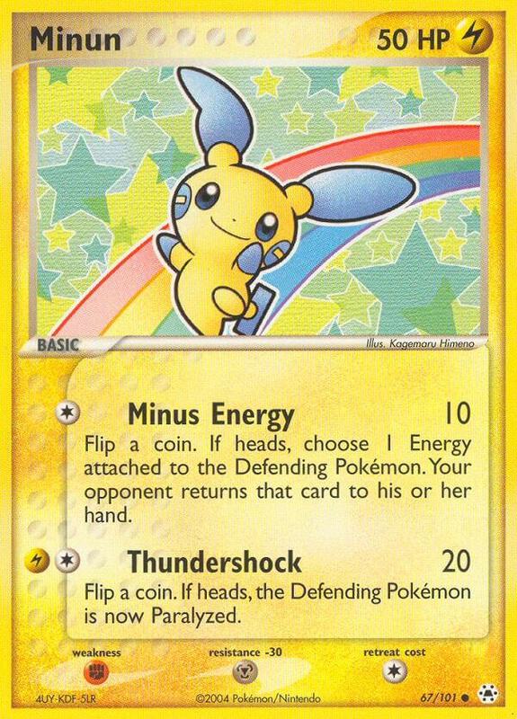 Minun - EX Hidden Legends - #67
