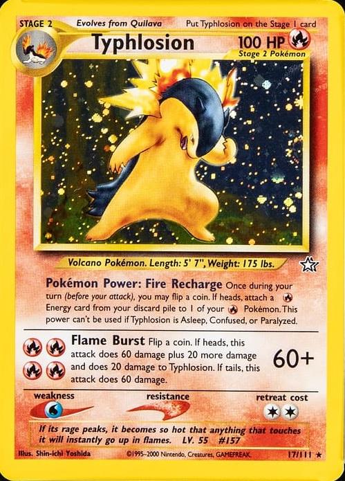 Typhlosion - Neo Genesis - #17