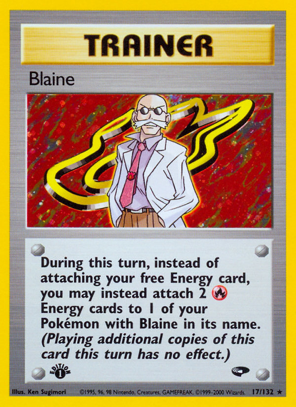Blaine - Gym Challenge - #17 (1st Edition)