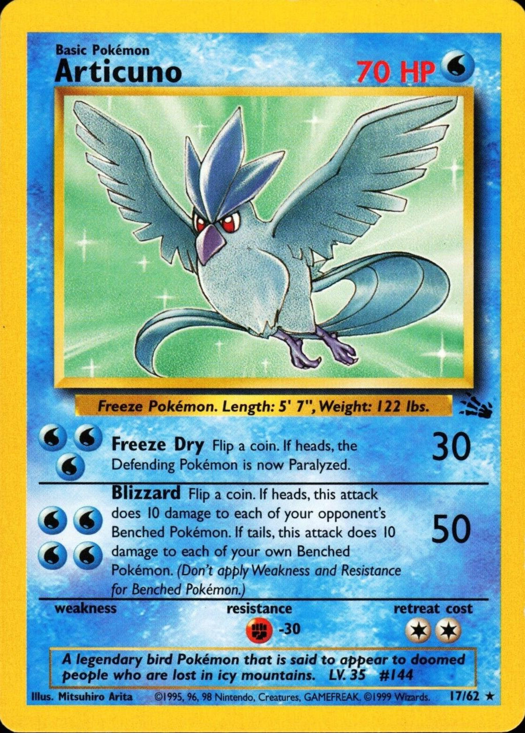 Articuno - Fossil - #17