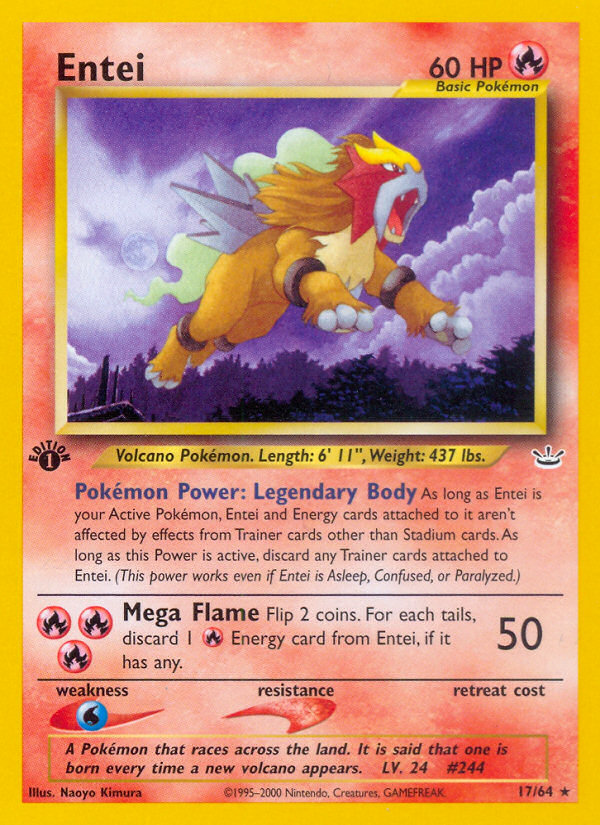 Entei - Neo Revelation - #17 (1st Edition)
