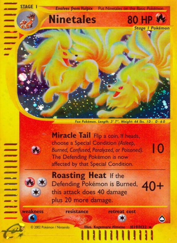 Ninetales - Aquapolis - #H19