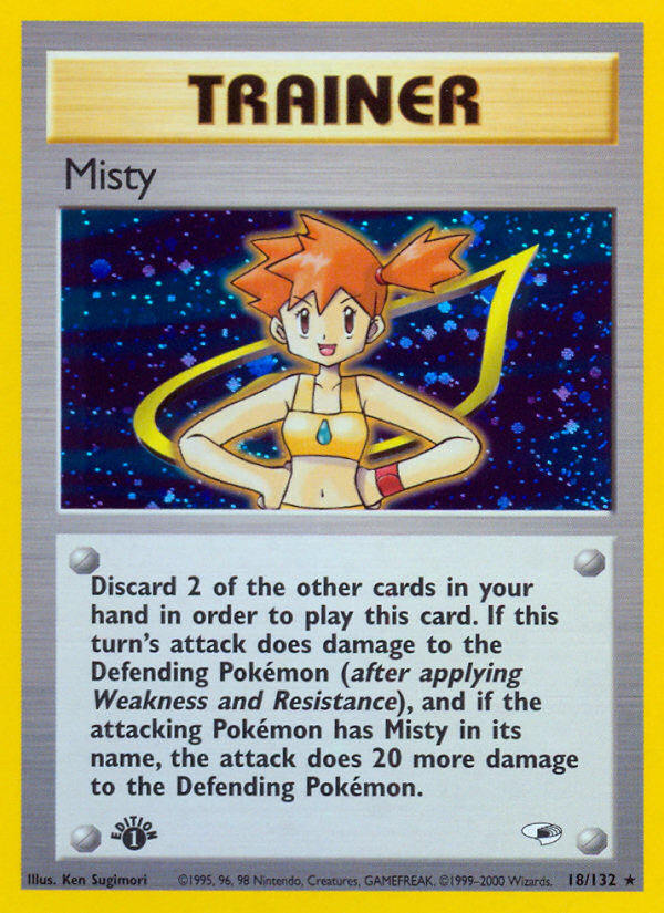 Misty - Gym Heroes - #18 (1st Edition)