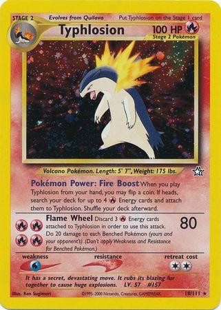 Typhlosion - Neo Genesis - #18