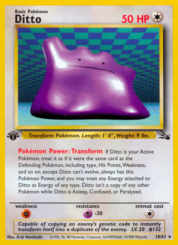 Ditto - Fossil - #18 (1st Edition)