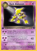 Dark Alakazam - Team Rocket - #18 (1st Edition)
