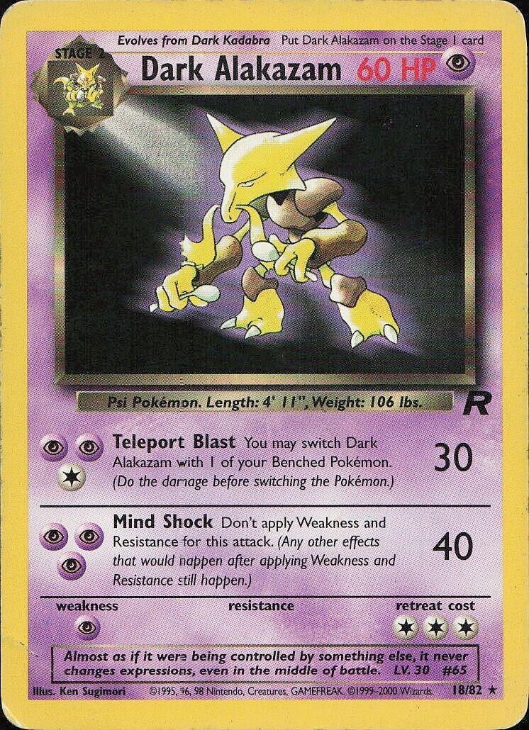 Dark Alakazam - Team Rocket - #18