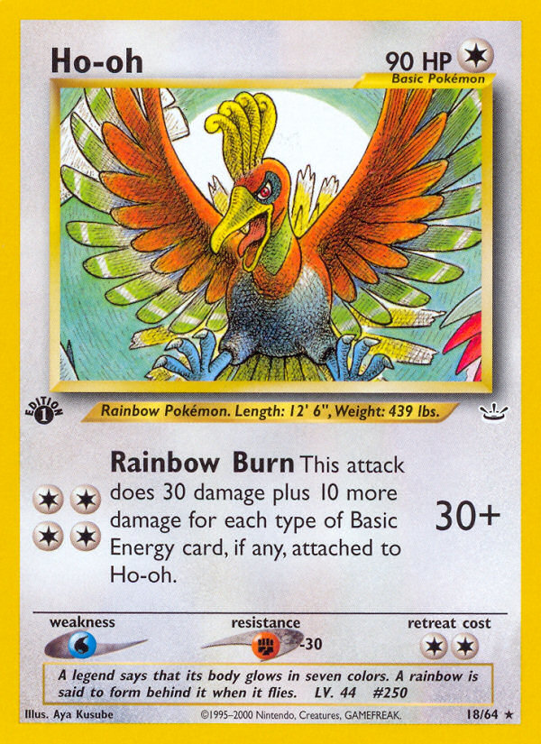 Ho-oh - Neo Revelation - #18 (1st Edition)