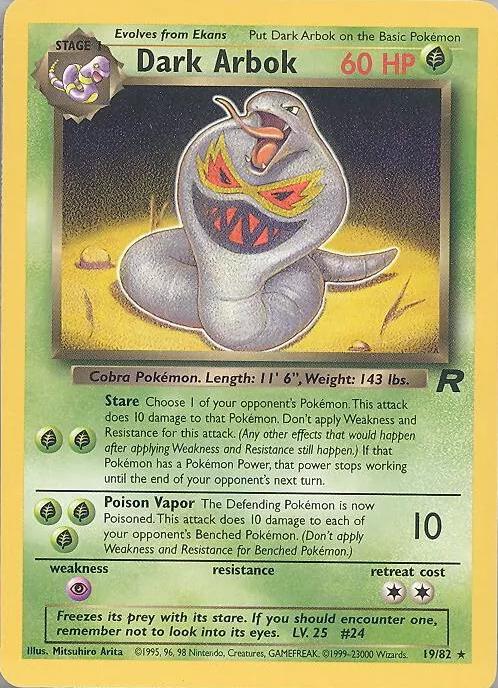 Dark Arbok - Team Rocket - #19
