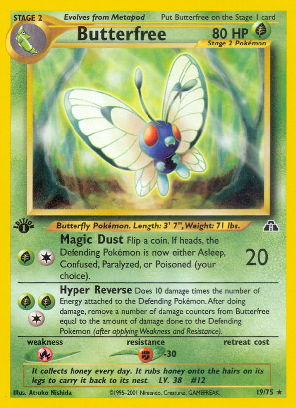 Butterfree - Neo Discovery - #19 (1st Edition)