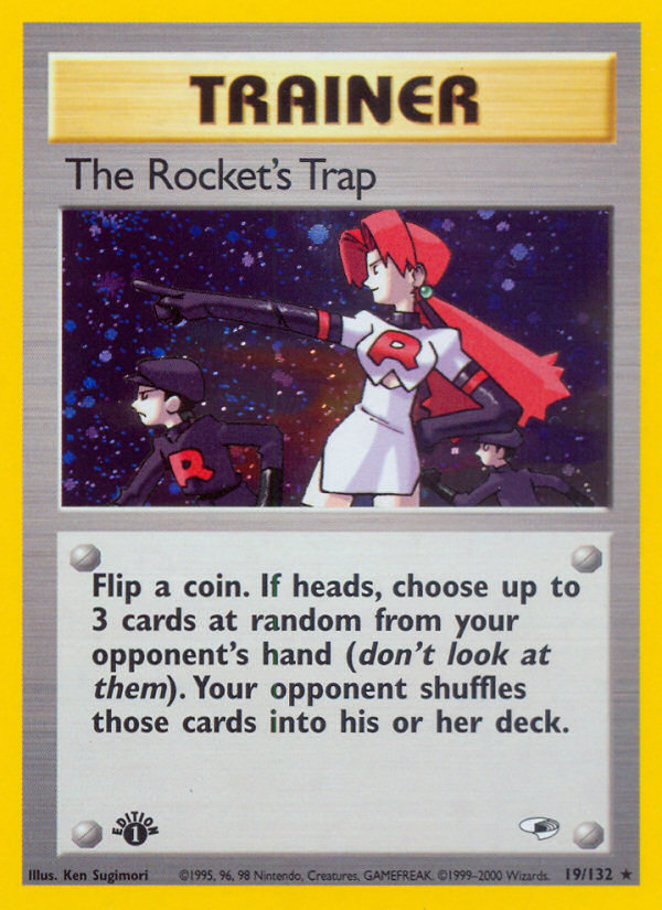 The Rocket's Trap - Gym Heroes - #19 (1st Edition)