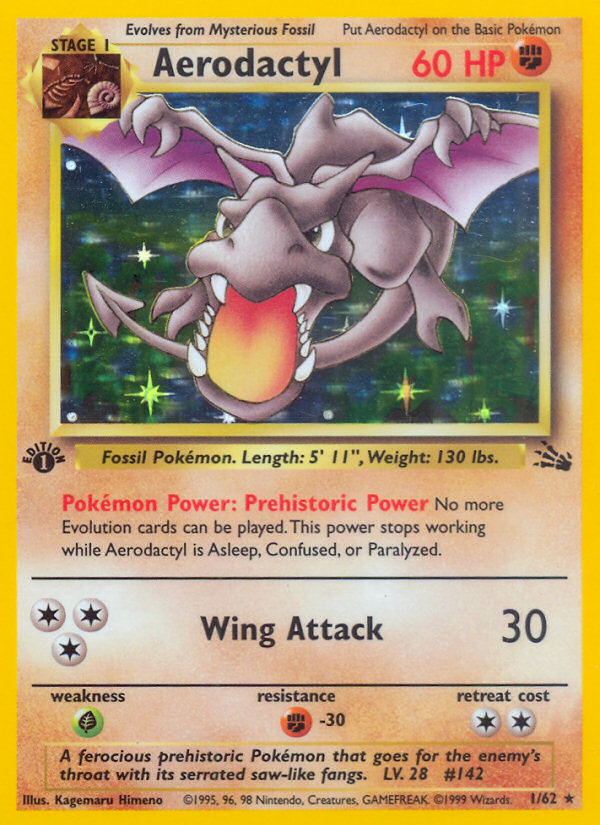 Aerodactyl - Fossil - #1 (1st Edition)