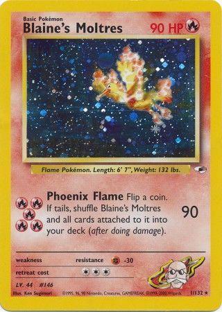 Blaine's Moltres - Gym Heroes - #1
