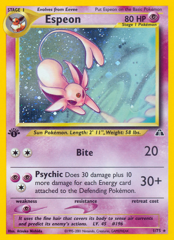 Espeon - Neo Discovery - #1 (1st Edition)