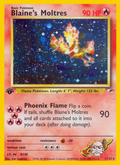 Blaine's Moltres - Gym Heroes - #1 (1st Edition)