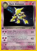 Dark Alakazam - Team Rocket - #1 (1st Edition)