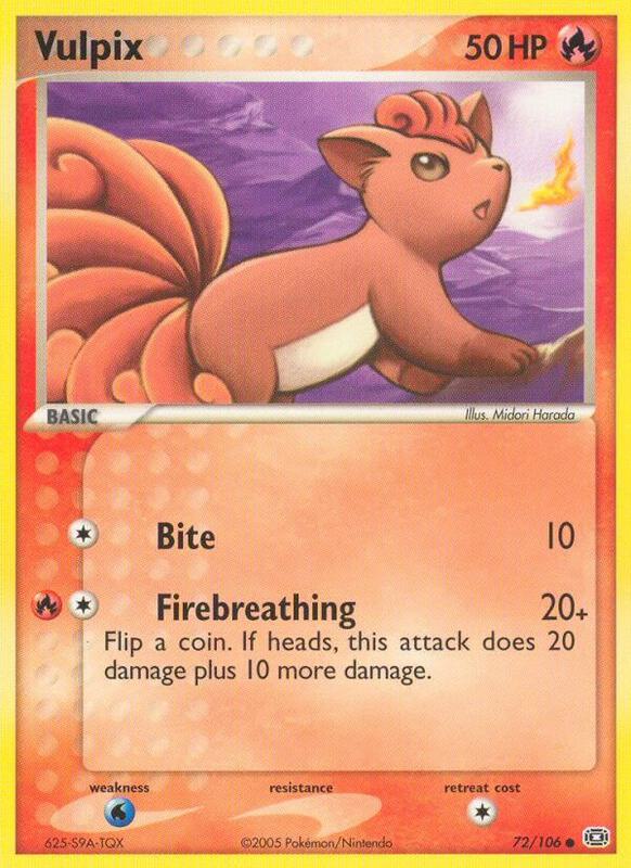 Vulpix - EX Emerald - #72