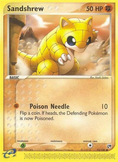 Sandshrew - EX Sandstorm - #75