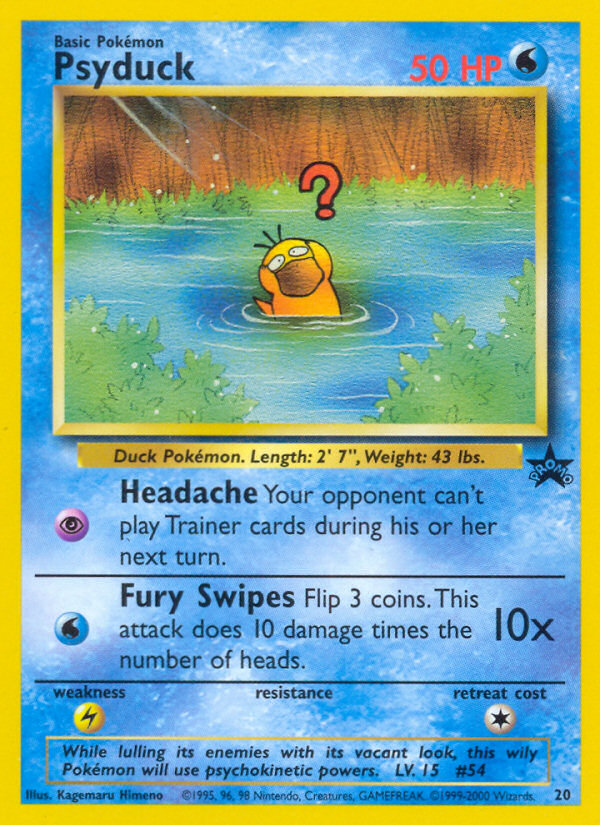Psyduck - Black Star Promo - #20