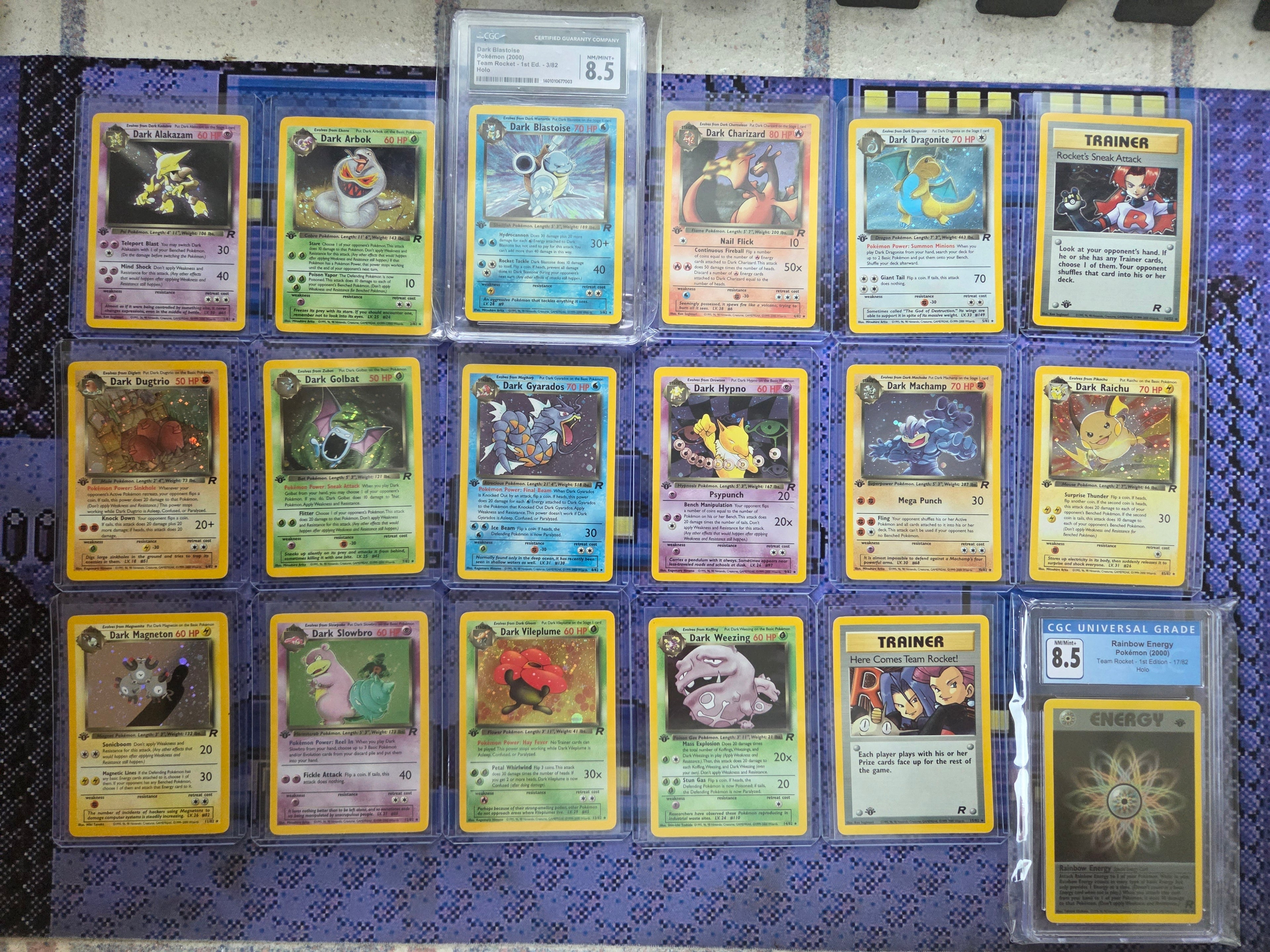 Team Rocket Complete Master Set (First Edition) - NM