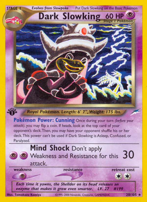 Dark Slowking - Neo Destiny - #20 (1st Edition)