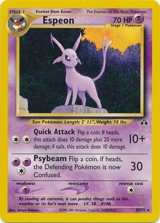 Espeon - Neo Discovery - #20
