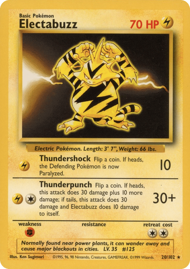 Electabuzz - Base Set - #20